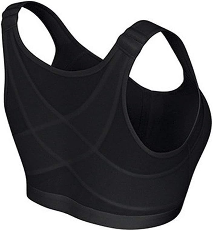 Finerplan Women Posture Corrector Bra Wireless Back Support Lift Up Yoga Bra Underwear