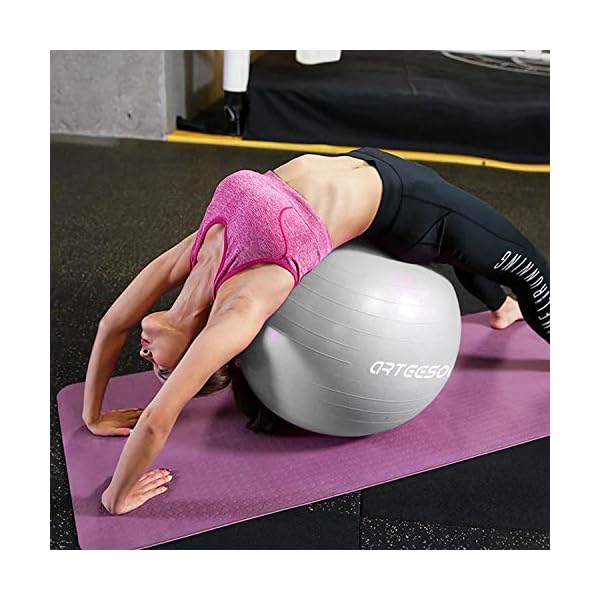 arteesol-Exercise-Ball-Gym-Ball-Anti-Burst-Yoga-Ball-45cm55cm65cm75cm-Extra-Thick-Swiss-Ball-with-Pump-for-Fitness-Birthing-Physio-Balance-Pilates Blackace arteesol Exercise Ball, Gym Ball Anti-Burst Yoga Ball, 45cm/55cm/65cm/75cm Extra Thick Swiss Ball with Pump…