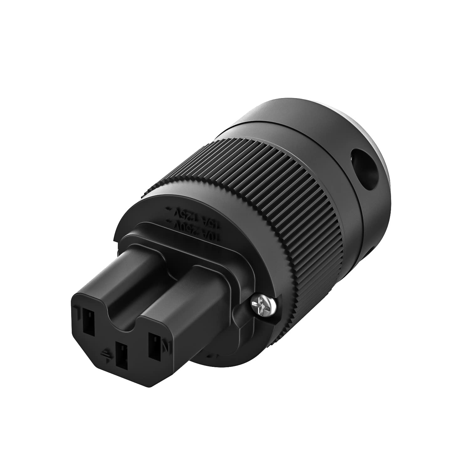 Tertullus High-End HiFi IEC Female Connector Rhodium Plated Audiophile IEC Connector