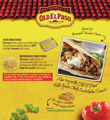 OLD EL PASO EXTRA LARGE SUPER STUFFER TACO SHELLS, MEAL PREP, 10 CT, 6.6 OZ