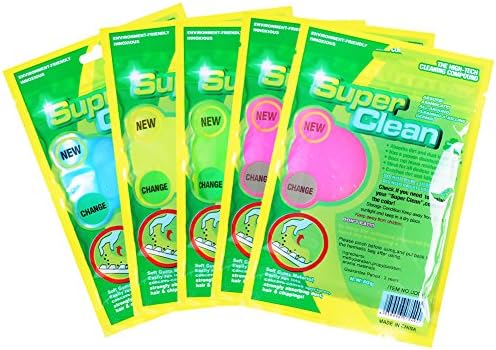 Magic Innovative Super Soft Sticky Dust Cleaning Gel Gum Computer Car PC Laptop Keyboard Universal Dust Cleaner ( Pack of 5)