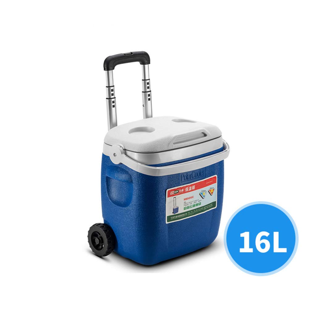 Nevera De Acampada con El Rodillo,portátil Caja De Cofre De Hielo ...