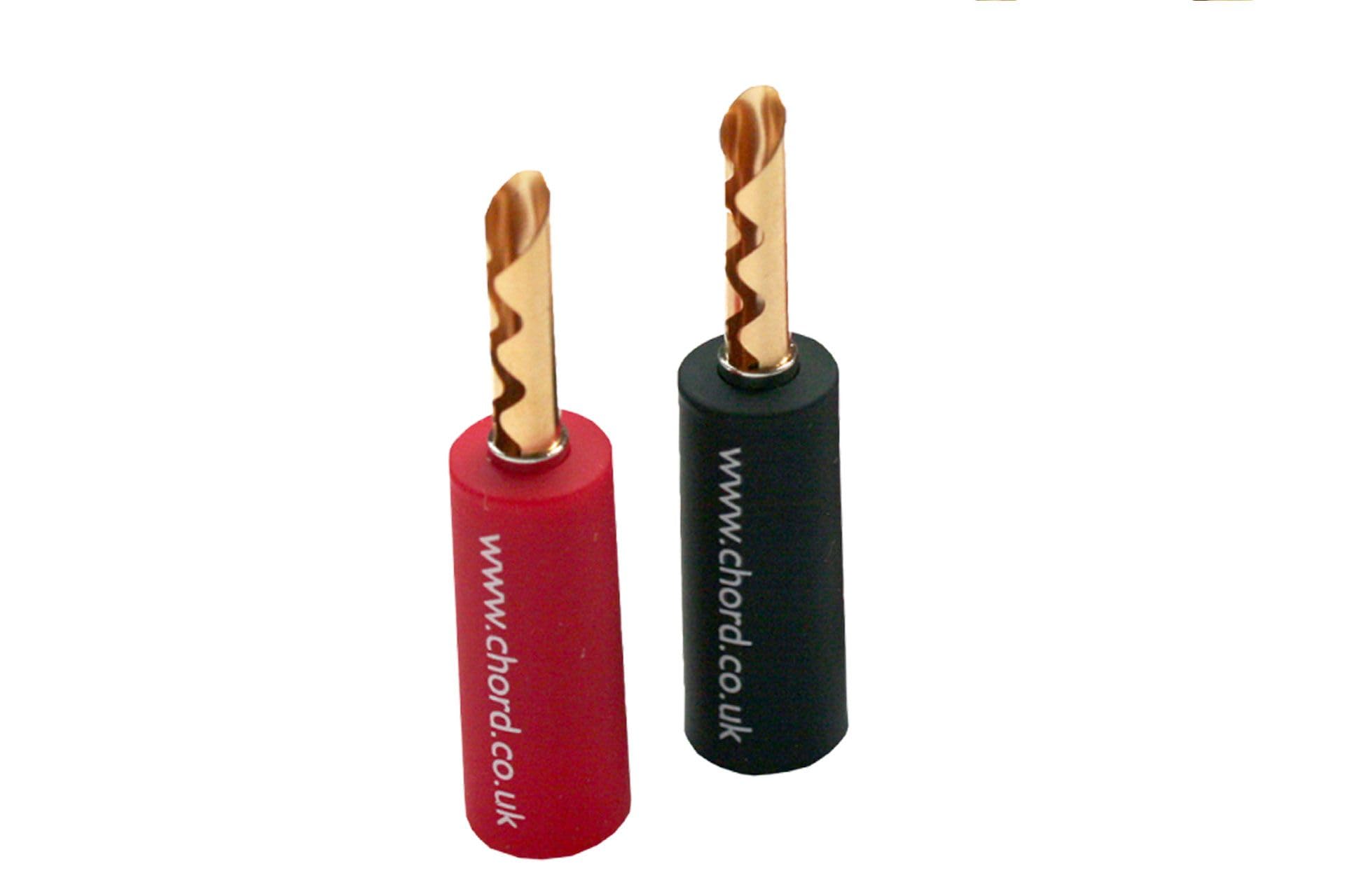 Chord Company Speaker Cable 4mm Banana Plugs (Set of 2 - Loose Packed)