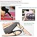 Klorify Belly Dance Pants Yoga Tights Tie up Leggings Strappy Dry Fit Workout Capris High Waist (Large, Black)