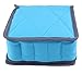 pureGLO Essential Oil Case to Protect Your Precious Oils - Holds 30 Bottles (5ml, 10ml & 17ml) - Perfect for Travel or Storage (Blue)