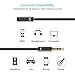 Syncwire Headphone Extension Cable 3.3FT, [HiFi Sound, Heavy-Duty] 3.5mm Male to Female Stereo Audio Aux Extension Cord for Headphones, Apple, Samsung, PC, Tablets, Media Players & More - Black