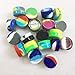 YOFUCA Silicone Container Dab Wax 5ml Food Grade Non Stick Little Jar Oil Storage Rubber Containers Multi Color (20, 5ML)