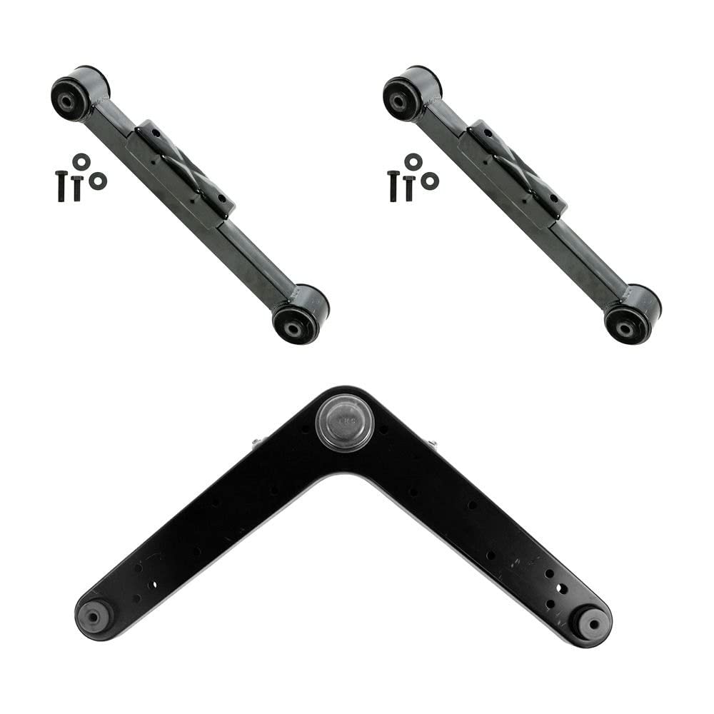 TRQ Rear Control Arm Set Control Arm with Ball Joint Compatible with 2002-2007 Jeep Liberty Image