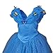 Sophiashopping 2015 Princess Cosplay Dress Halloween Party Costumes Custom for children 120cm for Kids Girls 3-7 Years