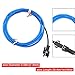 Ourbest 5in1 Neon Strip Light Kit, EL Wire Neon Lights Kit for Cosplay Dress, Handcraft Cosplay Party Decoration 3Mode Stay/Slow/Fast Flash (15Ft 5Pack 3Ft Blue)