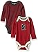 Burt's Bees Baby Baby Set of 2 Organic Long Sleeve Bodysuits, Celestial, 12 Months