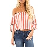Women Tops, vermers Ladies Summer Off Shoulder Tank
