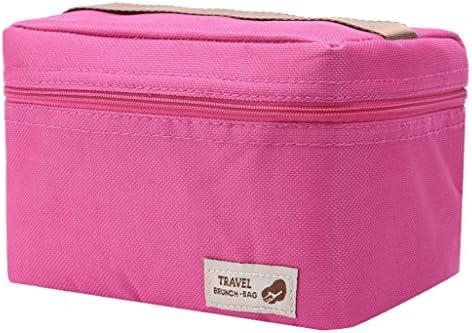 Vanvler Outdoor Portable Insulated Thermal Cooler Bento Lunch Box Picnic Storage Bag (Red)