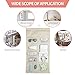 Enlarged Hanging Mesh Pockets Dual Sided Wall Shelf Wardrobe Storage Bags,Extra-Large Closet Hanging Organizer with Rotating Metal Hanger,Space Saver Bag for Bra Socks Underwear Underpants