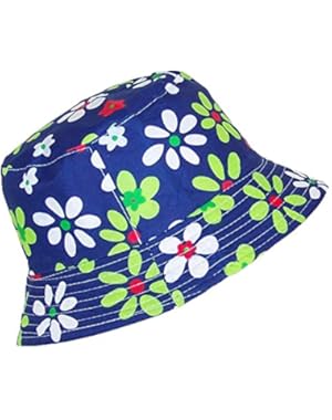Adult Lightweight Multi-Color Flower Floppy Bucket Hat (One Size)