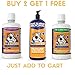 32oz Wild Alaskan Salmon Oil Liquid Supplement For Dogs & Cats, Helps Itchy Skin Allergies & Shedding, Omega 3 & 6 Fish Oil, Dry Skin & Healthy Shiny Coat, Enhances Heart & Joint Health, Bottle & Pump