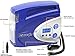EPAuto 12V DC Auto Portable Air Compressor Pump w/Digital Tire Inflator 100 PSI and Preset Pressure Shut Off Gauge for Compact/Midsize Sedan SUV
