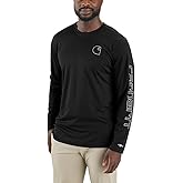 Carhartt Men’s Force Sun Defender Lightweight Long-Sleeve Logo Graphic T-Shirt