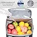 SEEHONOR Insulated Cooler Bag 60 Cans Large Collapsible Insulated Lunch Box Leakproof Soft Cooler Bag for Grocery Shopping Camping Picnic Beach 40L