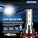 INFITARY H11/H8/H9 LED Headlight Bulbs Conversion Kit All-in-One 8000LM 6500K ZES High Low Beam Super Bright Cool White Fog Light Plug Play Car Replacement LED Auto Headlamp 3Yrs