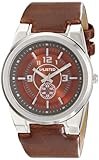 UNLISTED WATCHES Men's UL1131 City Streets Round Brown Dial Brown Strap Watch