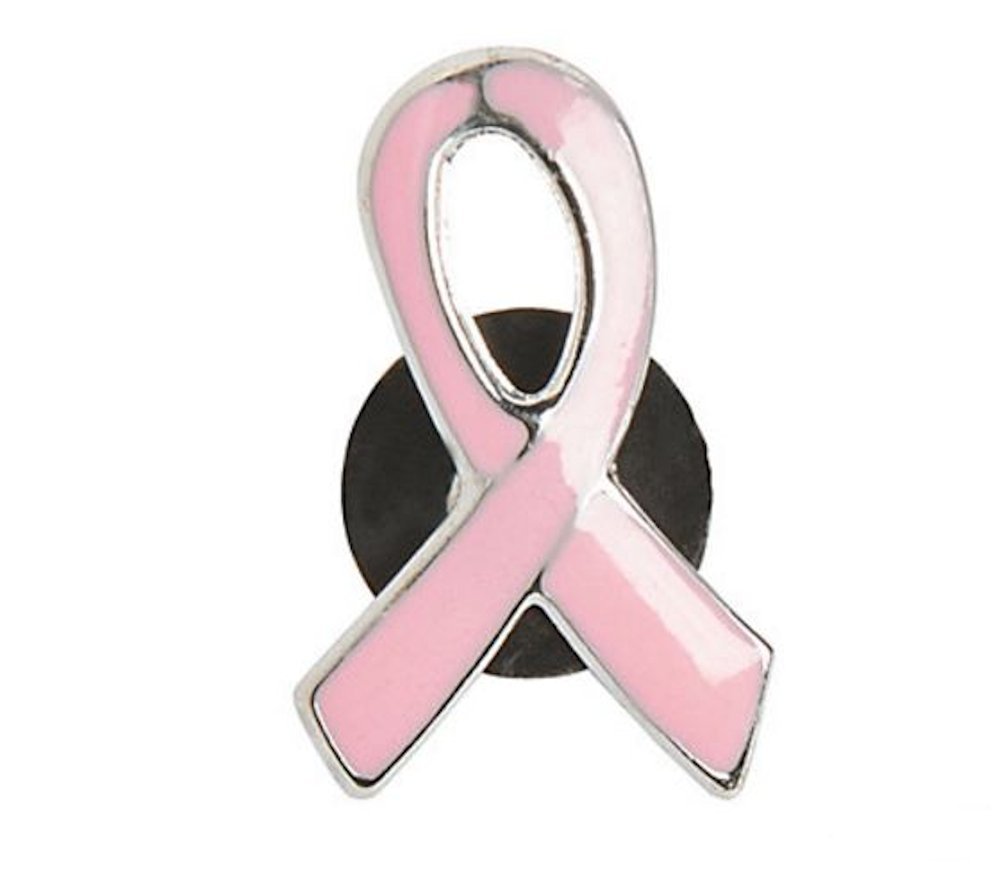 25 Pink Ribbon Breast Cancer Awareness Pins Show Your