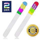 SAFEST RATED LUXURY Baby Nail File , Emery Board glass ,Crystal Filers, For Newborns, Toddlers,Infant, Babies & Young Children - Perfect Gift for Babies, New Moms & Baby Shower, (colorful)