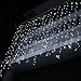 Curtain Lights, IMAGE 224 LED 117.6 IN 79.2 IN LED Lights String Fairy String Lights for Garden/Wedding/Party/Window/Home Decorative - Pure White