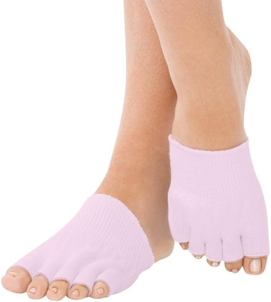 ASRocky Toes Alignment Socks Open Five Toe Separator Spacer Yoga Gym Pedicure Sports & Outdoors