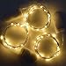 6 pcs/pack 2 Meters 20 Led Lights,Indoor Decoration Lights for Christmas Party, Wedding Dancing, Outdoor Patio,BBQ,Camping,Wall,Bedroom, Window Starry String Lights(Warm white)