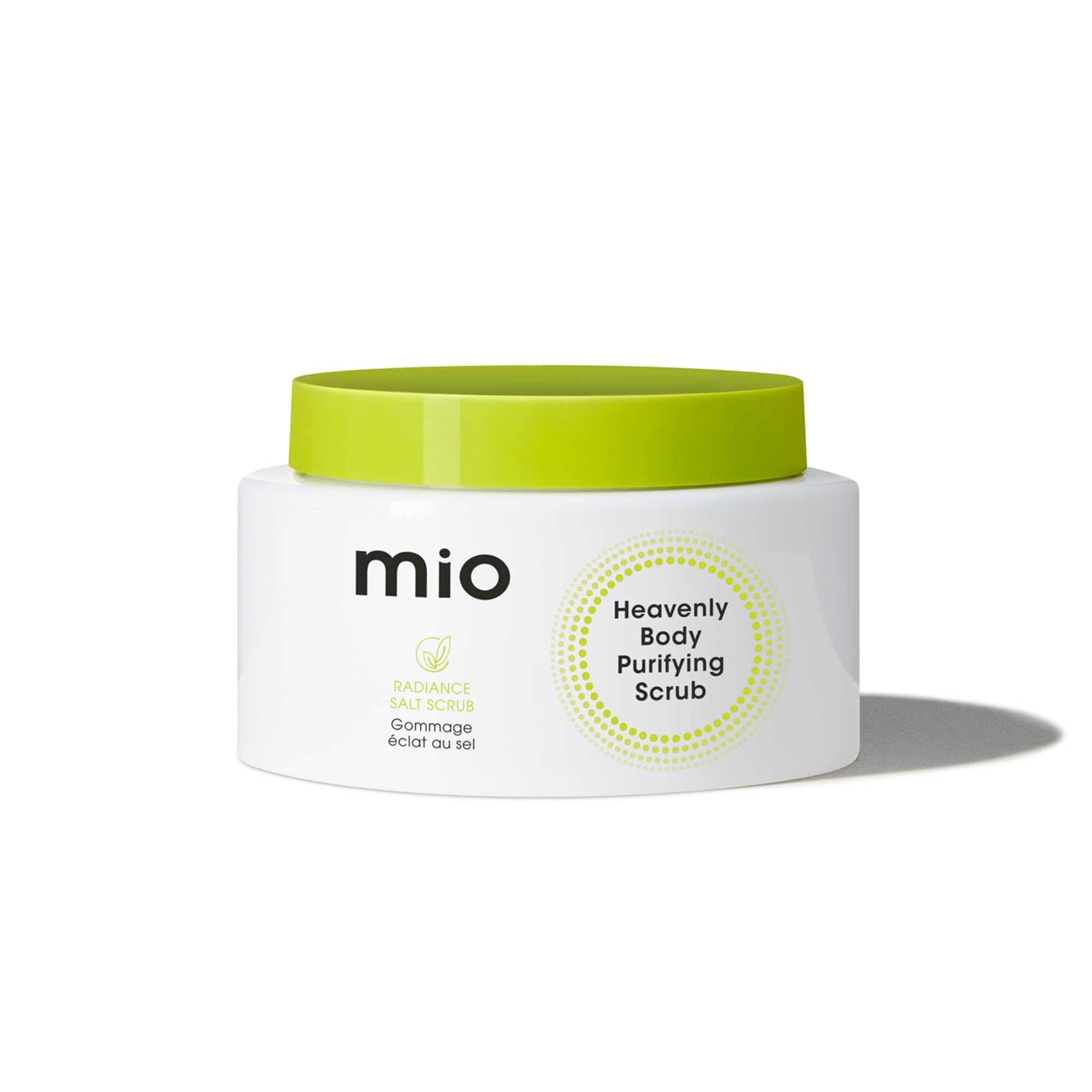 Mio Heavenly Body Exfoliating Scrab 275g | Coconut & Almond Oil Salt Scrub | Purifying & Invigorating | Combats Dry & Dull Skin | Plant-based