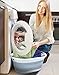 Homeries Collapsible Laundry Basket, Plastic Folding Pop-Up Bin, Perfect for Storage, Decorative Space Saving Organizer for Laundry, Toys and More.