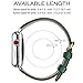 Fullmosa Leather Bands Compatible with Apple Watch 41mm 40mm 38mm 42mm 44mm 45mm 46mm 49mm Women Band Strap for iWatch Ultra 2/Ultra/10/9/8/7/6/5/4/3/2/1/SE2/SE, 42mm 41mm 40mm 38mm Dark Green