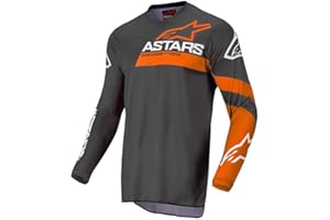 Alpinestars Fluid Chaser Jersey Anthracite/Coral Fluo Lg (3762422-1794-L)