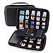 GUANHE Multifunction Universal Digital Large Organizer Case Waterproof Electronic Accessories Storage Bag for USB Flash Drive Charger Cable Earphone Power Banks Hard Drive in Black