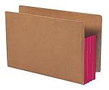 Smead End Tab Pocket, Reinforced Straight-Cut Tab, 3-1/2