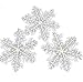 CoscosX 99pcs Snowflake Christmas Ornaments 4.3Inch (White)
