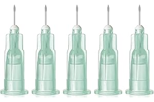 100 Pcs 32Ga 4mm Needle 32 Gauge Sterile Disposable Injection Needles Dispensing Lab Supplies Individually Sealed Packaging