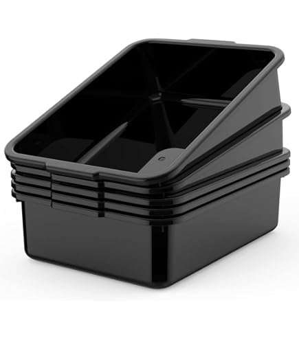 Amazon.com: Fiazony Small 8 L Commercial Tote Box, Rectangle