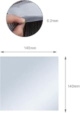 YINETTECH 5pcs 99.9% Pure Zinc Zn Sheet Plate Foil 140x140x0.2mm Science Lab view 4