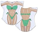 Mermaid Bikini Cover-Up Ladies T-Shirt Size M/L