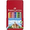 FABER-CASTELL 115801 – Buntstift Hexagonal, 12er Metalletui