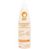 Afro Love Nourishing Shampoo 16oz &ndash; Hydrating &amp; Gentle Cleanser for Curly, Kinky, &amp; Coily Hair &ndash; Sulfate-Free, Paraben-Free, with Sunflower Seed Oil, Chamomile &amp; Aloe Vera &ndash; Softens &amp; Restores Shine