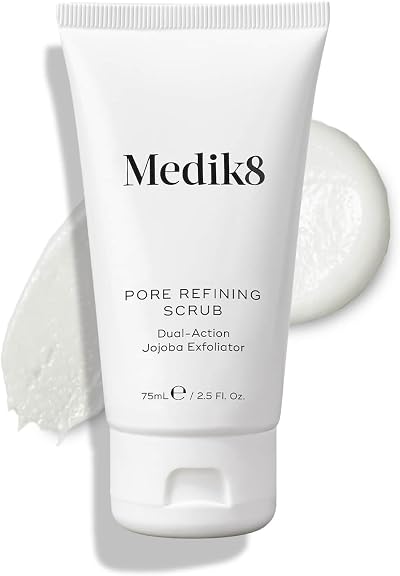 Medik8 Pore Refining Scrub 75ml Deep Exfoliation Dual Action Niacinamide