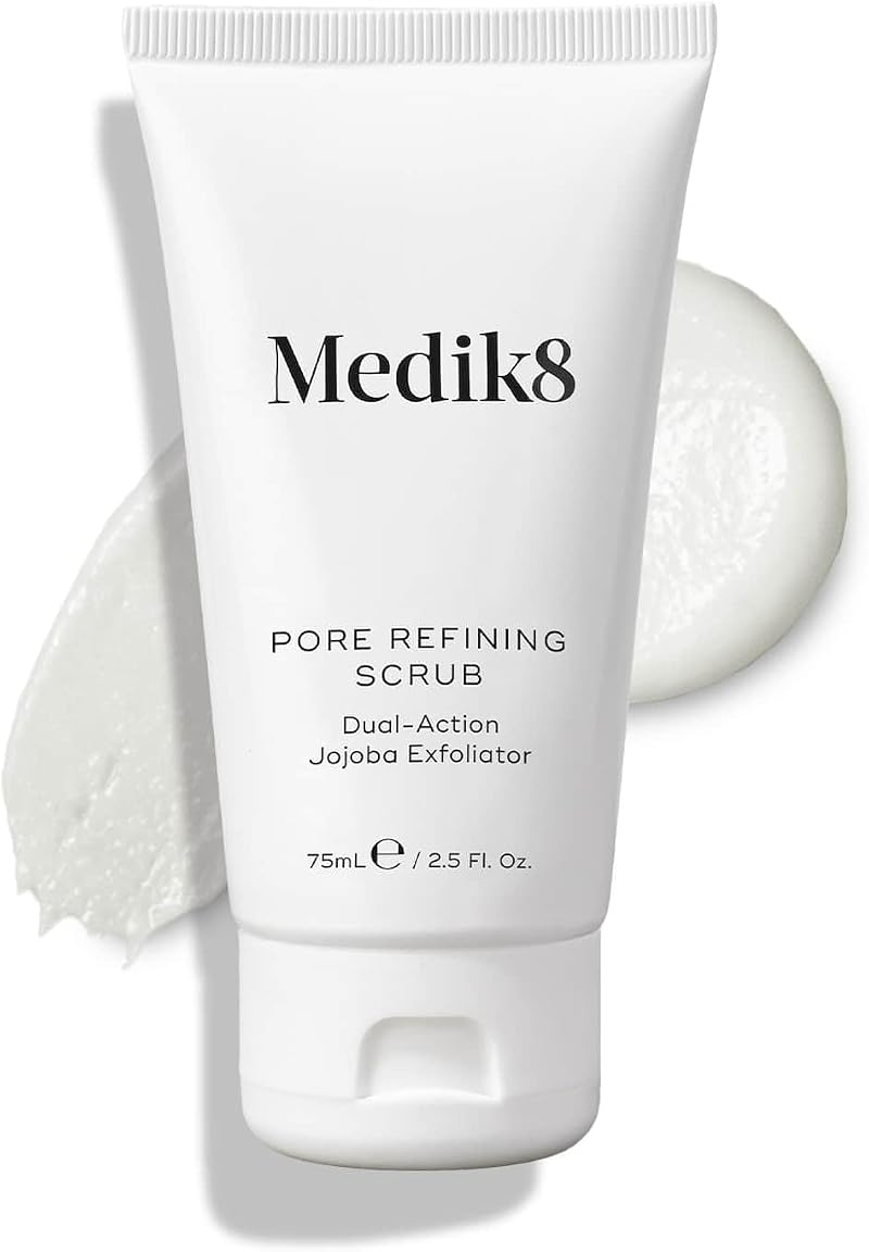 Medik8 Pore Refining Scrub 75ml Deep Exfoliation Dual Action Niacinamide