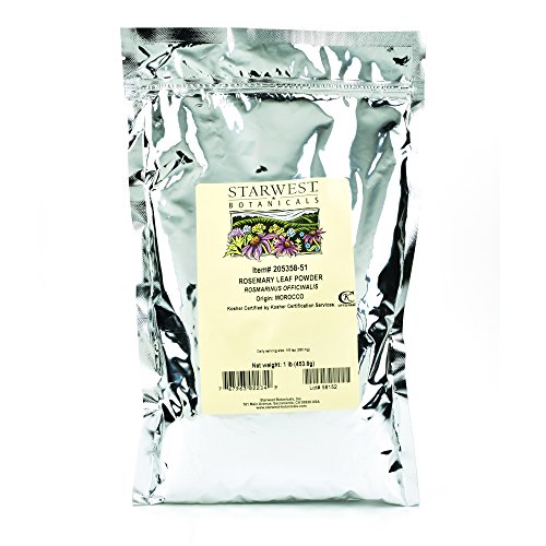 Starwest Botanicals Rosemary Leaf Powder, 1 Pound