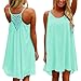 Yidarton Womens Summer Casual Sleeveless Evening Party Beach Dress Blue Medium