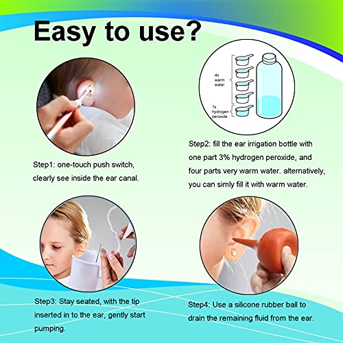 Ear Wax Removal Tool, Ear Cleaning Kits Safe Ear Irrigation Kit Ear