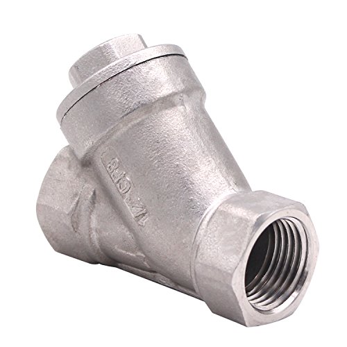 1/2 Wye Strainer Mesh Filter Valve - 800 WOG Stainless Steel SS316 CF8M new by DERNORD