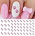 Hot Pink Paw Prints Water Slide Nail Art Decals- Salon Quality!
